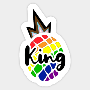 Pride'n'apple Rainbow King ! Sticker